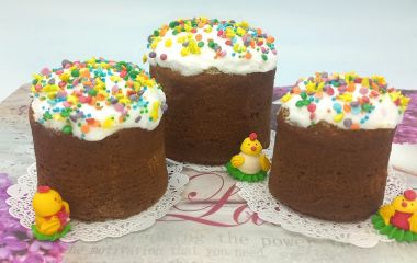 Рецепт кулича на основе безглютеновой смеси для хлеба