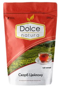 Чай черный цейлонский «Сокровище Цейлона» Dolce Natura 250 г