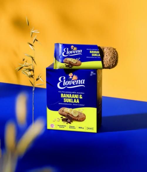 Галеты овсянные ELOVENA банан и шоколад 300 г (10 шт х 30 г)