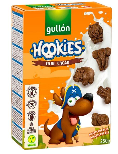 Печенье без лактозы детское Hookies Mini Cacao GULLON 250 г