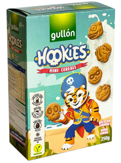 Печенье без лактозы детское   Hookies Mini Cereales GULLON 250 г