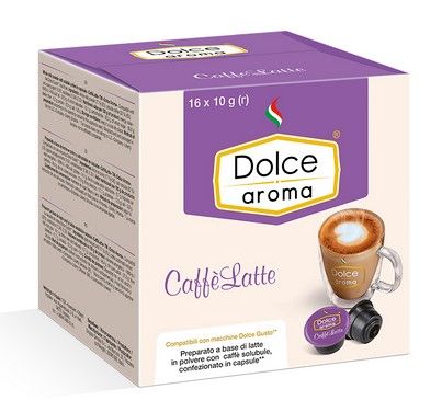 Кофе в капсулах Dolce Aroma CaffèLatte Dolce Gusto 16 шт.