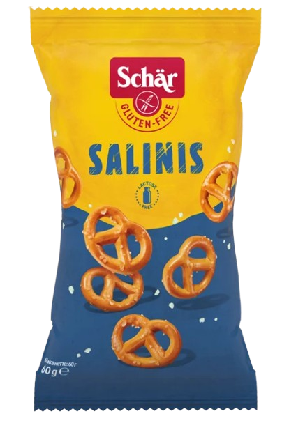 Кренделики без глютену солоні "Salinis" Dr. Schar 60 г