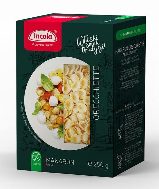 Макароны без глютена ушки Orrecchiette INCOLA 250 г