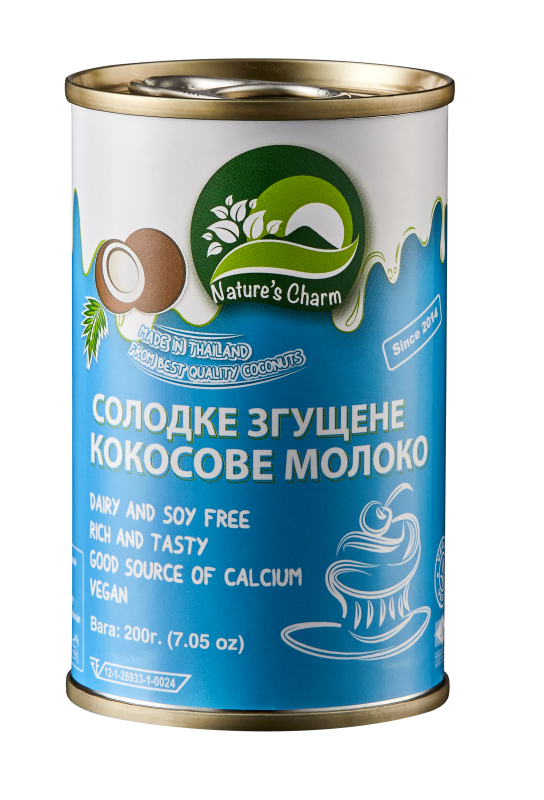 Молоко сгущенное кокосовое Nature`s Charm 200 г