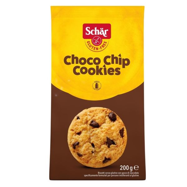 Печенье без глютена с кусочками шоколада "Choco Chip Cookies" Dr. Schar 200 г