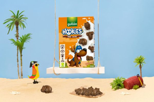 Печенье без лактозы детское Hookies Mini Cacao GULLON 250 г