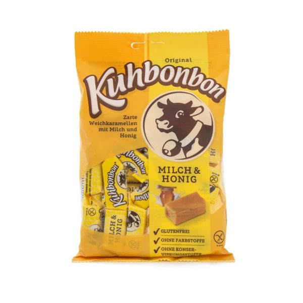Конфеты без глютена "Коровка" Молоко и мед Kuhbonbon 200 г