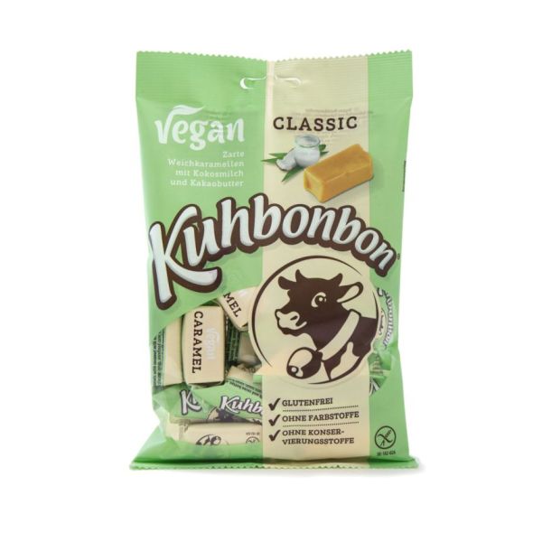 Конфеты без глютена  веганские "Коровка" Kuhbonbon 165 г
