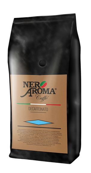 Кава зернова Nero Aroma DECAFFEINATO, 1кг